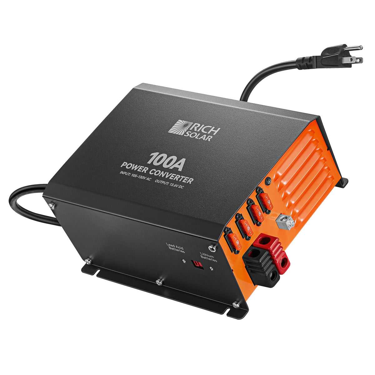 Rich Solar 100A Power Converter 120V Ac Dc Battery Charger 1460W