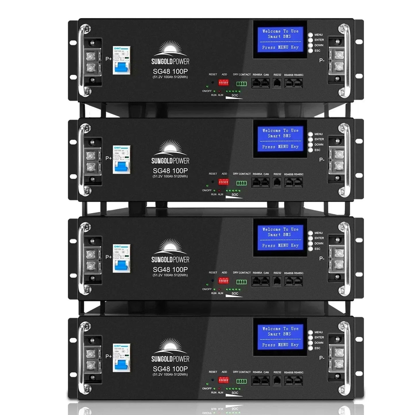 Sungold Power 48V 100AH Server Rack LiFePO4 Lithium Battery SG48100P