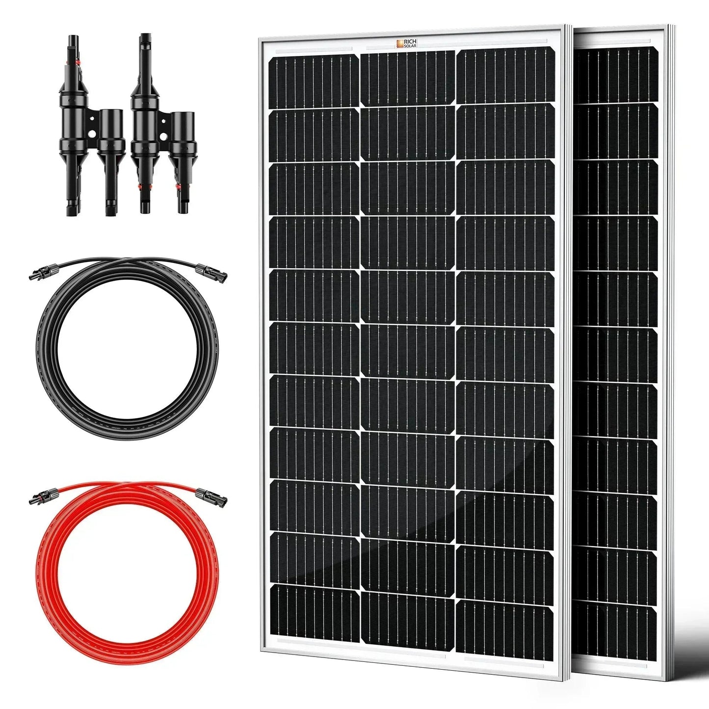 Rich Solar - 200 Watt Solar Kit for Solar Generators Portable Power Stations