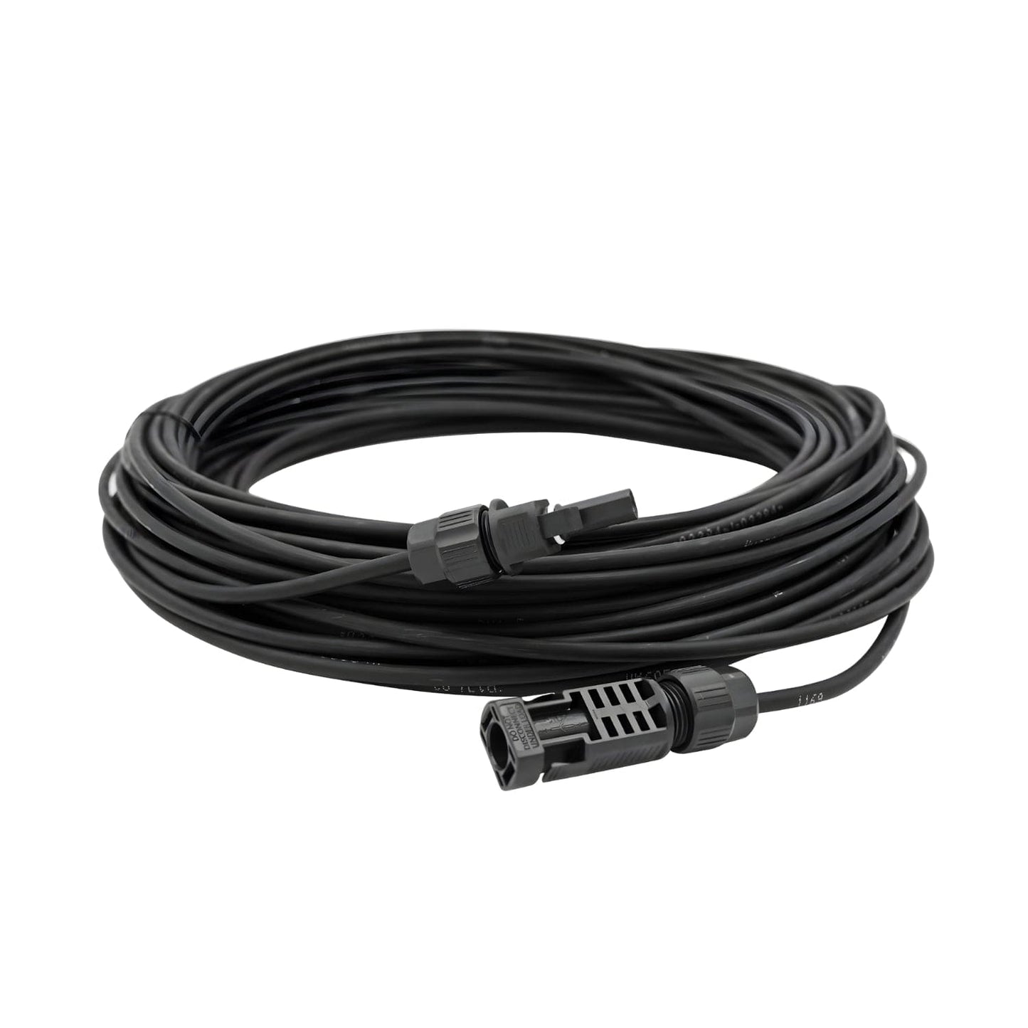 Nature's Generator 50ft Quick Release MC4 Extension Cables For Solar Panels 4 mm2 Copper Core