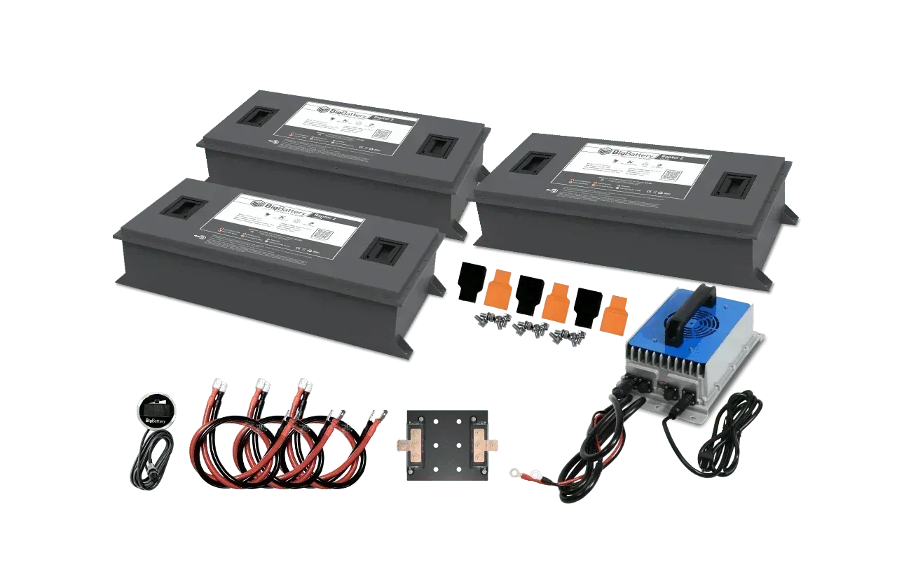 BigBattery 72V RAPTOR 2 LiFePO4 Battery | 7.68kWh | Game-Changing Power for Golf Carts