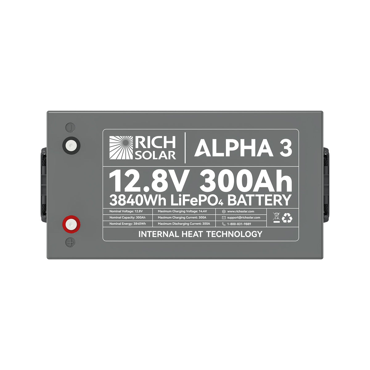 ALPHA 3 | 12V 300Ah LiFePO4 Battery
