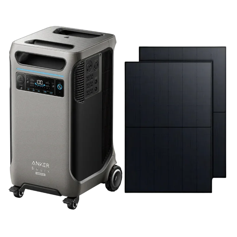 Anker SOLIX F3800 Plus Portable Power Station + 440W Rigid Solar Panel