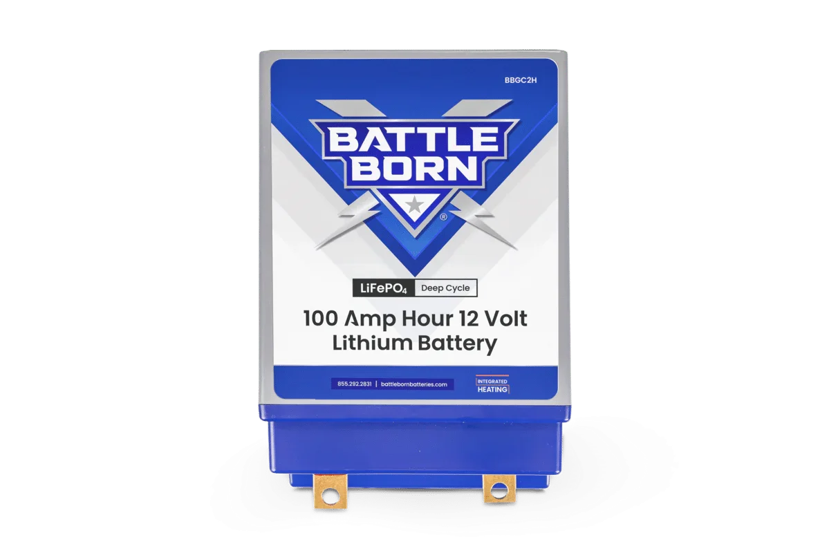 Battle Born 100Ah 12V GC2 LiFePO4 Heated Battery Kit