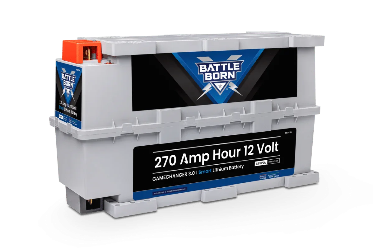 Battle Born 270Ah 12V GC3 Smart Heated LiFePO4 Deep Cycle Battery Kit