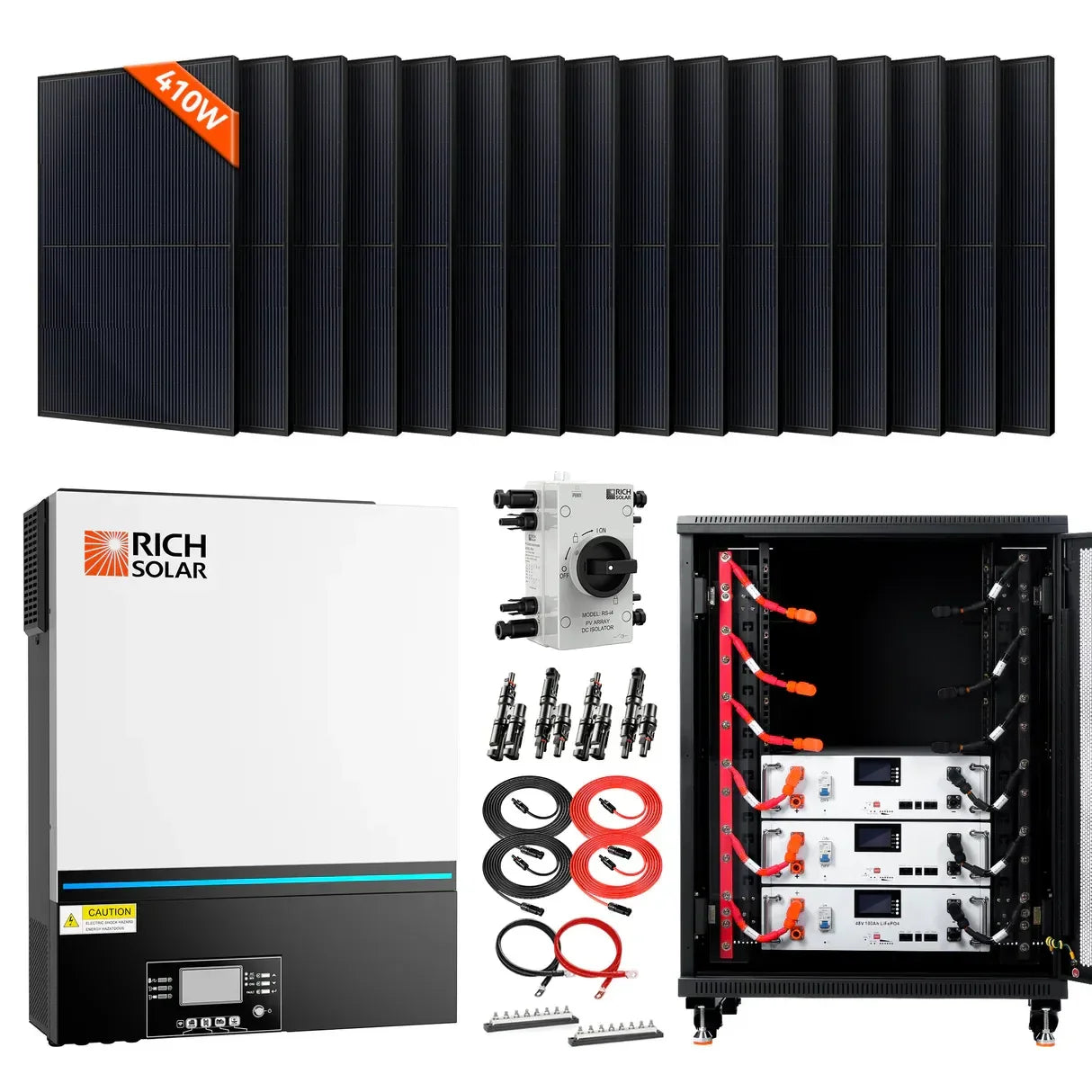Rich Solar Complete Off-Grid Solar Kit RS-H6548 | 8000W PV Input 48V 120VAC Output