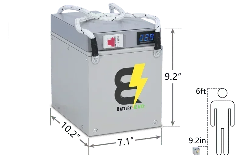 BatteryEVO 24V Eagle Lithium Battery (60Ah - 1.5kWh)