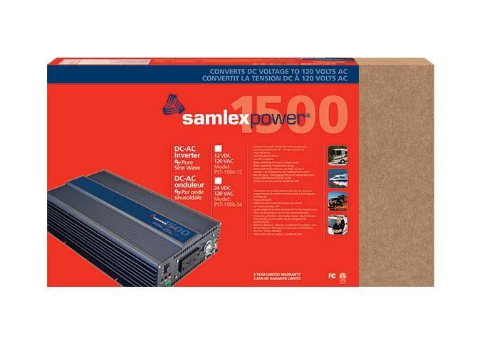 Samlex PST 1500 Watt 12V Pure Sine Wave Inverter PST-1500-12