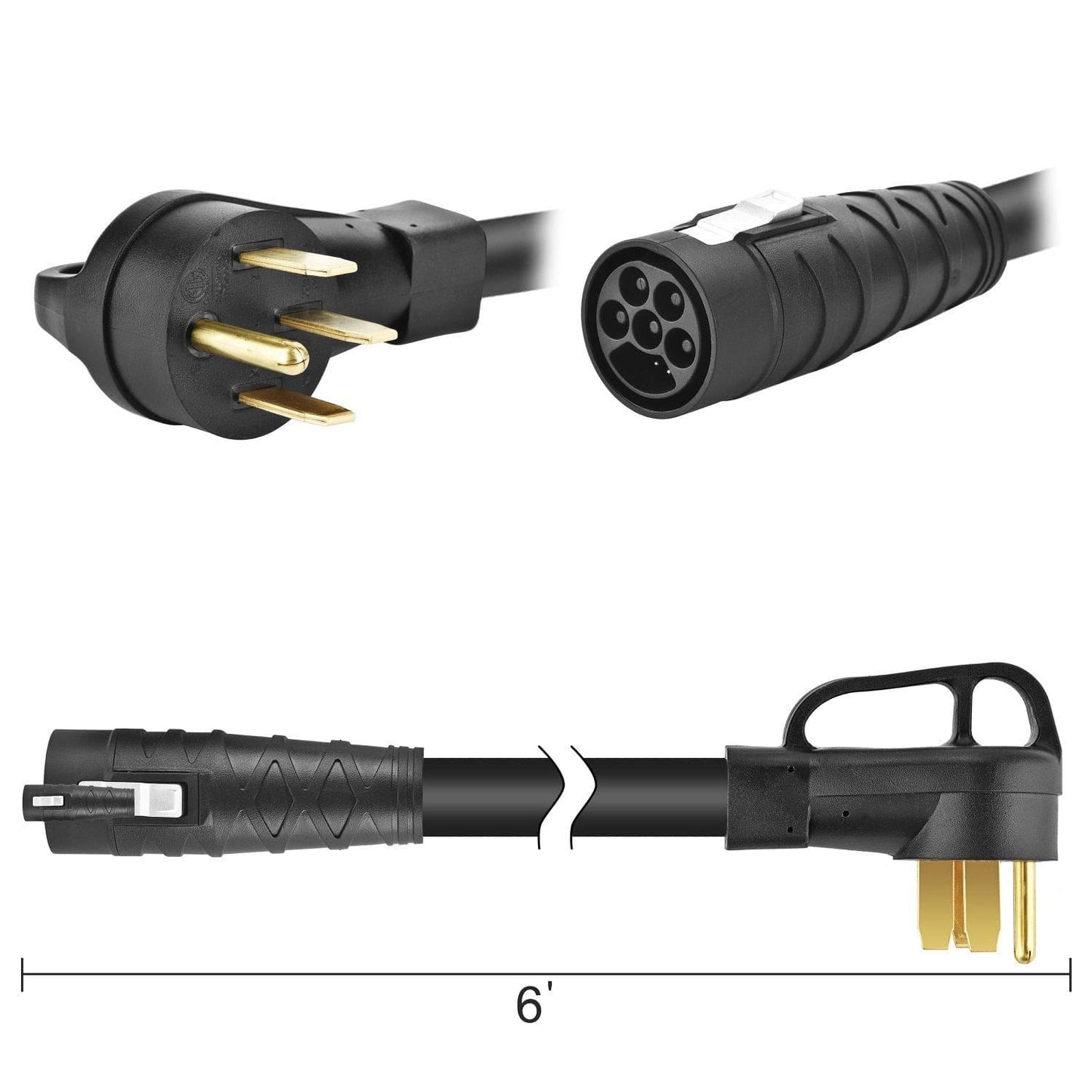 Nature's Generator Lithium Fast Charging Cable 6ft for Lithium 3600 6000 MyGrid 10K