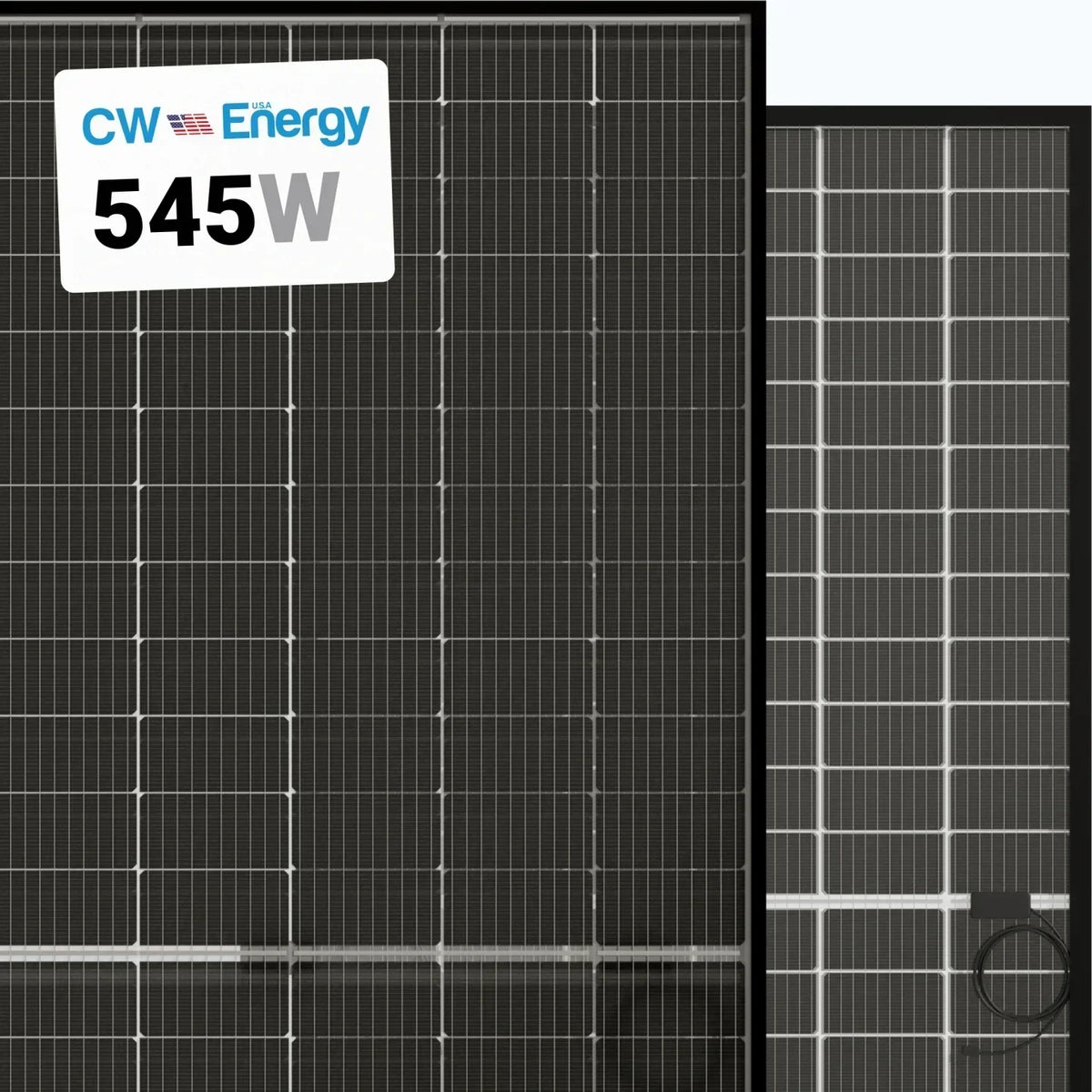 CW Energy 595W Bifacial Solar Panel | Up to 780W Bifacial Gain CWT595-144TNB10