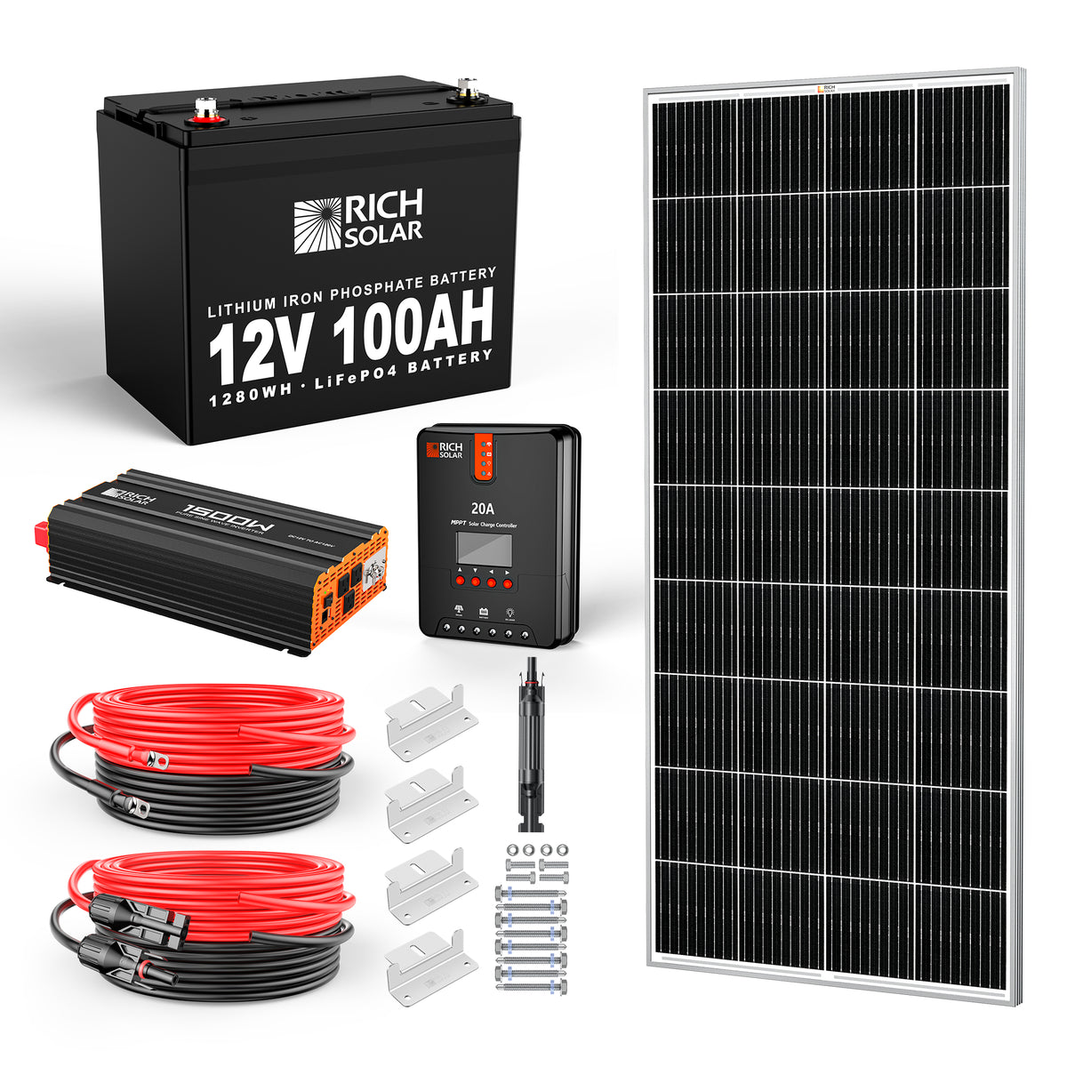 200 Watt Complete Solar Kit