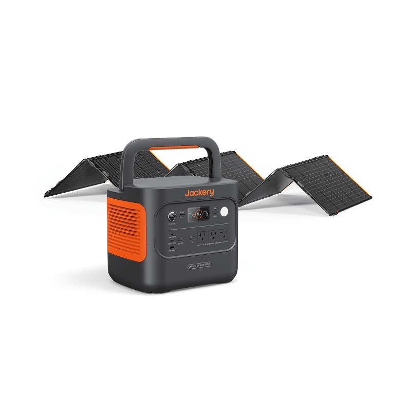 Jackery Portable Solar Generator Power Station 2000 v2 Backup Power for Home Electronics Indoor Use