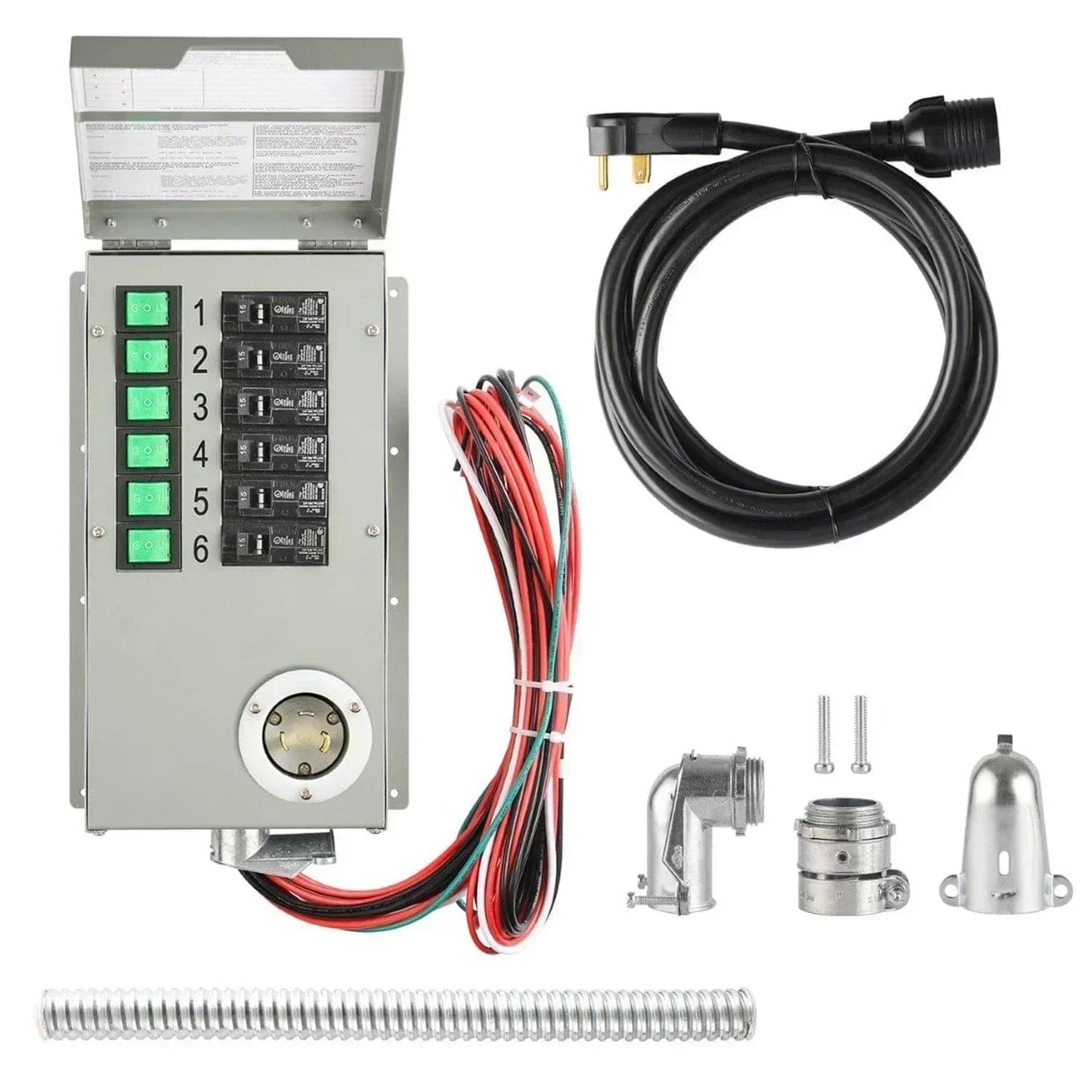 Nature's Generator Lithium 1800 Solar Generator and Transfer Switch