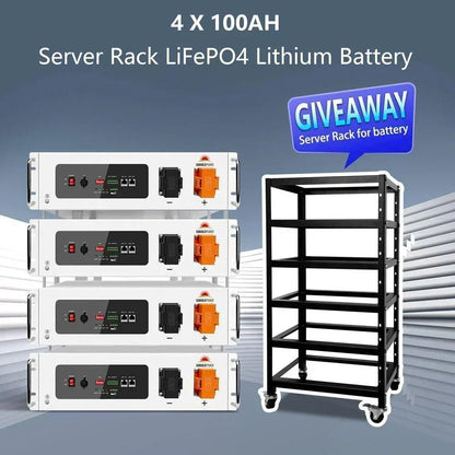 Off Grid Solar Kit 16KW 48VDC 120V/240V 25.6KWH LITHIUM BATTERY 32 X 415 Watts Solar Panels SGR-16K25E