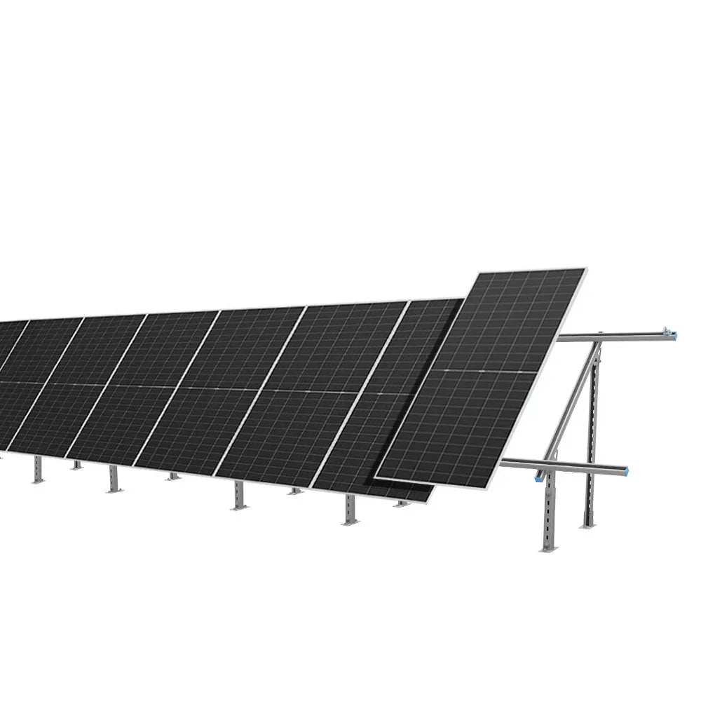 Sungold Power Modular & Expandable Ground Mount Brackets for 2× 400W–590W Solar Panels