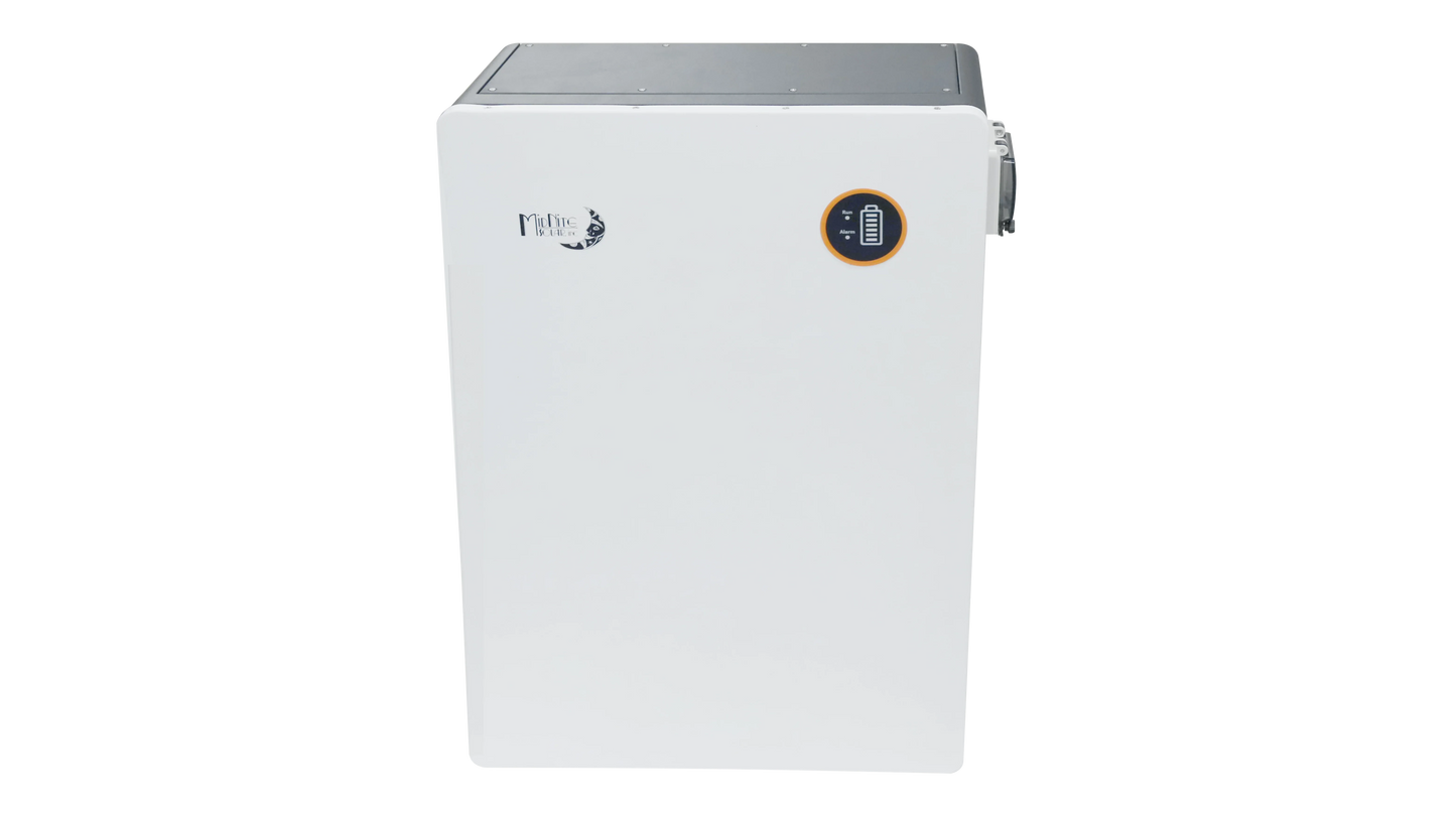 MidNite Power MNPowerflo16 48V 310Ah | 16.1 kWh Capacity | Self Heating Outdoor Wallmount LiFePO4 Battery