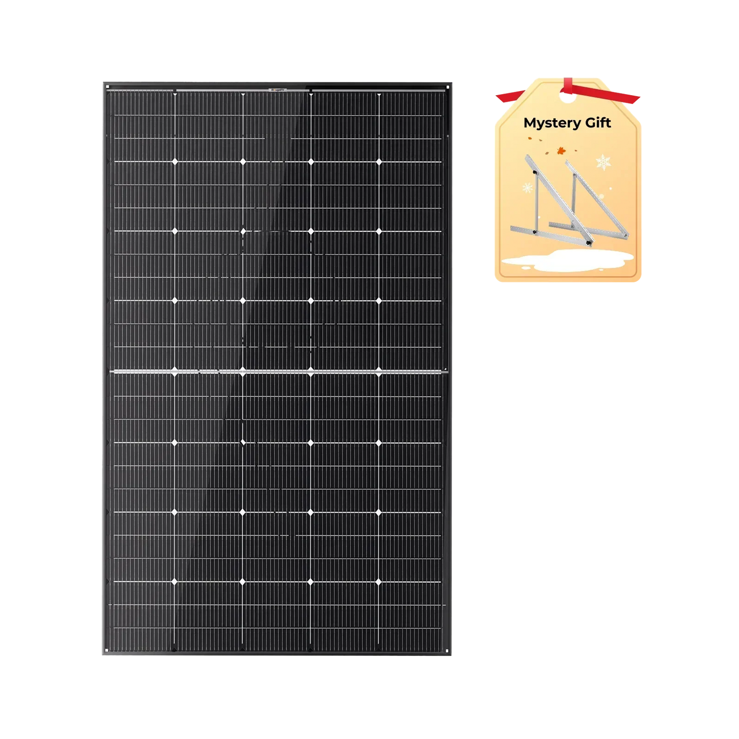 BougeRV 300 Watt N-Type Rigid Bifacial 16BB Mono Solar Panel