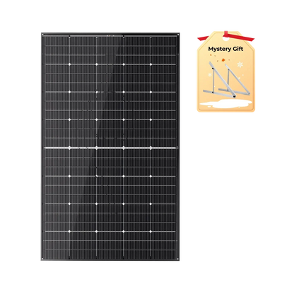 BougeRV 300 Watt N-Type Rigid Bifacial 16BB Mono Solar Panel