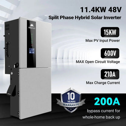 Sungold Power 11.4kW 48V Split Phase Hybrid Solar Inverter SGN-11K15PRO
