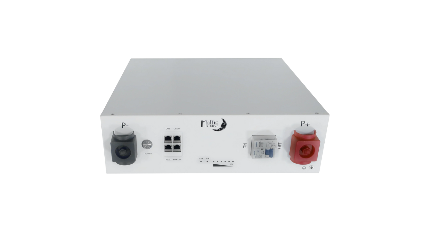 MidNite Power MNPowerflo5 5.12kWh Capacity 48V 100 AH | Rack Mount LiFePO4 Battery