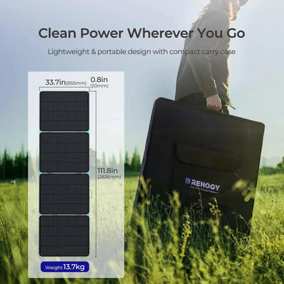 Renogy Solar Suitcase 400W Lightweight Portable Solar Panel