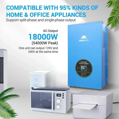 Sungold Power 18000W 48V Split Phase Pure Sine Wave Inverter Charger
