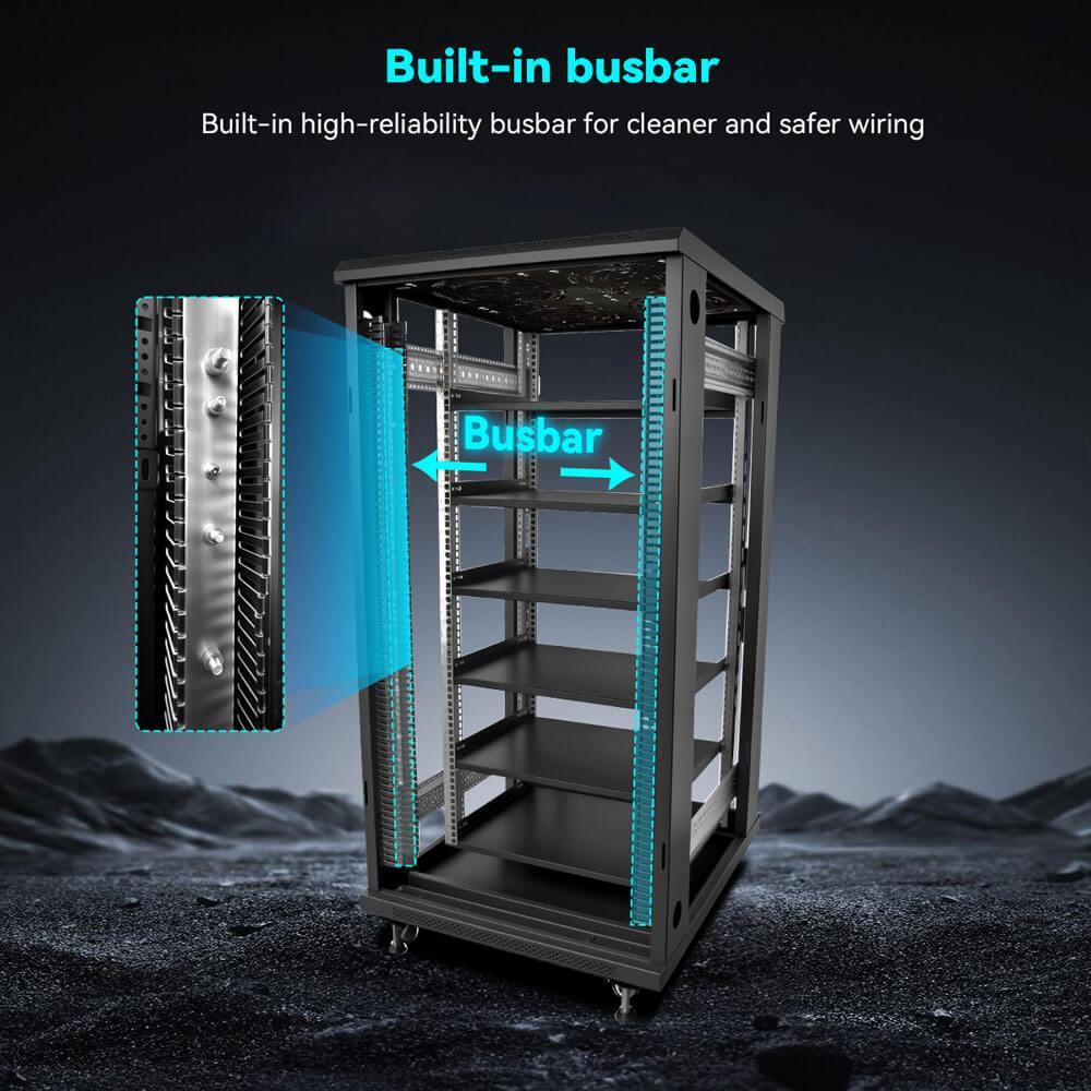 Sungold Power Enclosed Battery Cabinet 6 Slot with Bus Bar for SG48100P/ SGH48100T