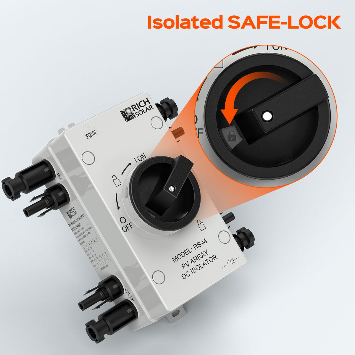 Solar PV DC Quick Disconnect Switch