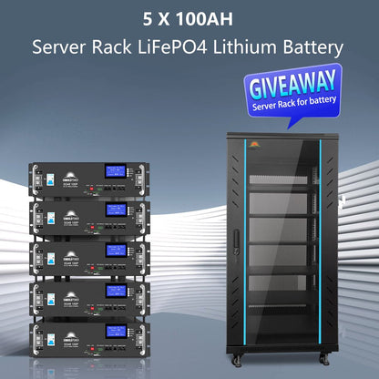 Off-Grid Solar Kit 12000W 48VDC 120V/240V LifePo4 25.6KWH Lithium Battery 12 X 415 Watts Solar Panels SGR-12K20E