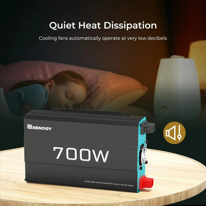 700W 12V Pure Sine Wave Inverter