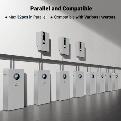 Wall-mounted X LiFePO4 LITHIUM BATTERY 51.2V 200AH SG48200T