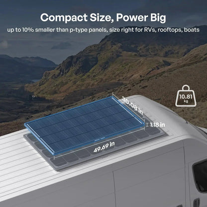 Renogy ShadowFlux N-Type Anti-Shading 200W 120W Solar Panel