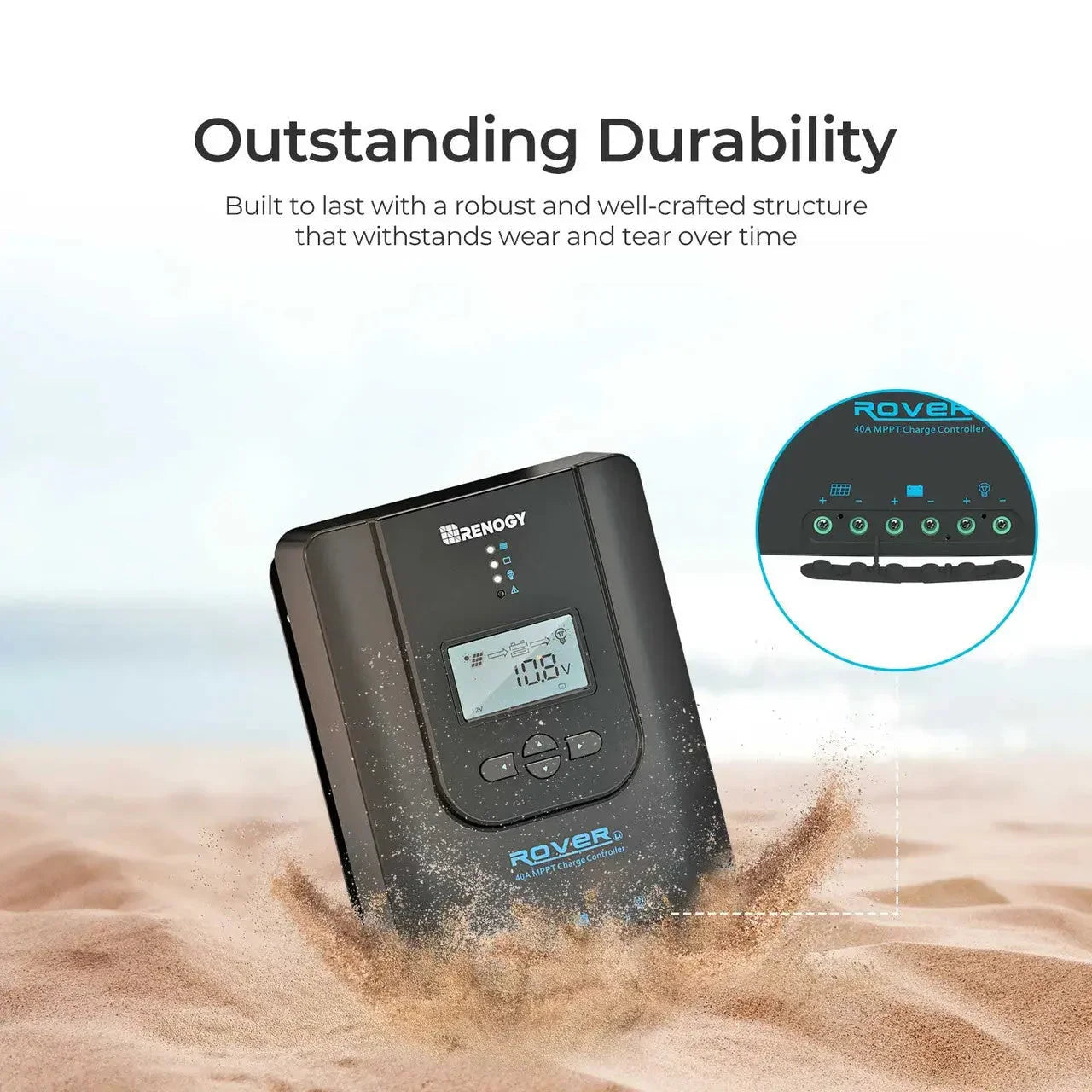 Rover Li 20/30/40/60/100 Amp MPPT Solar Charge Controller