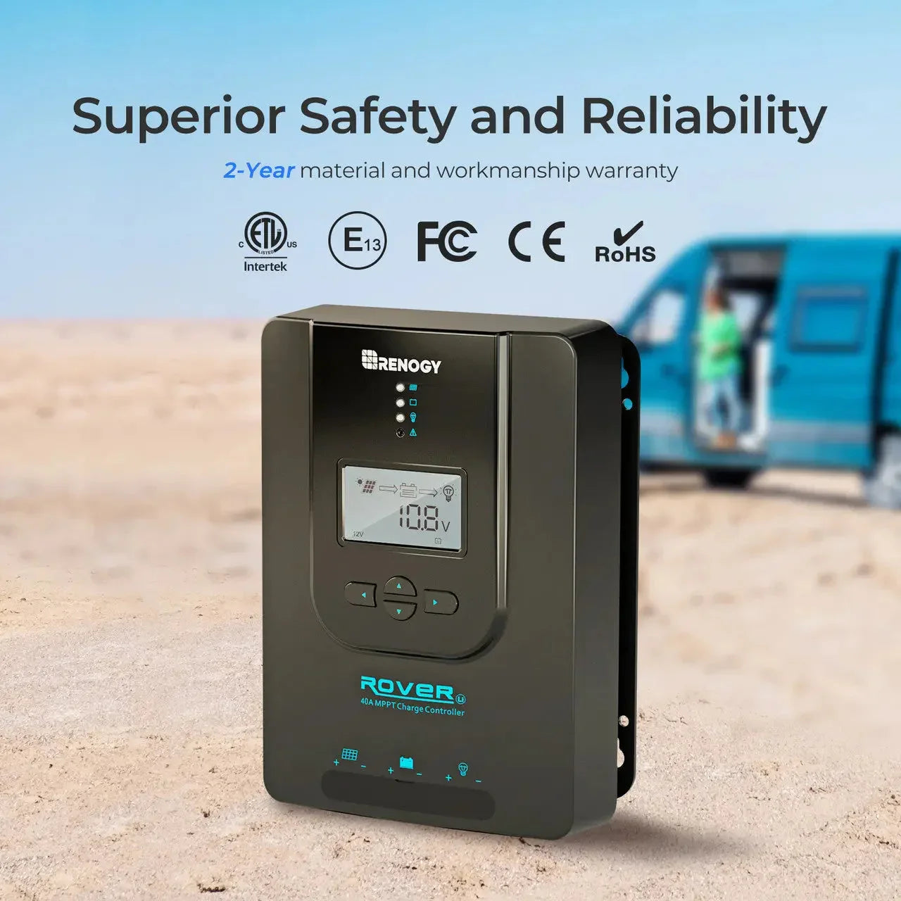 Rover Li 20/30/40/60/100 Amp MPPT Solar Charge Controller