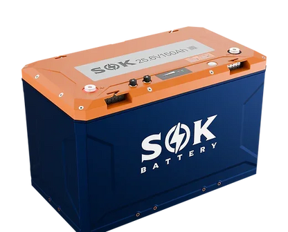 SOK Battery SK24V150PH 24V 150Ah Battery, Built-in heater & Bluetooth, Victron CAN Comms