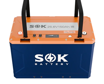 SOK Battery SK24V150PH 24V 150Ah Battery, Built-in heater & Bluetooth, Victron CAN Comms
