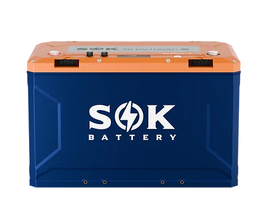 SOK Battery SK24V150PH 24V 150Ah Battery, Built-in heater & Bluetooth, Victron CAN Comms