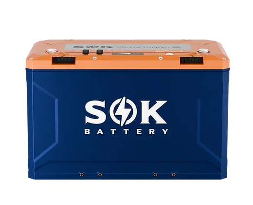 SOK Battery SK24V150PH 24V 150Ah Battery, Built-in heater & Bluetooth, Victron CAN Comms