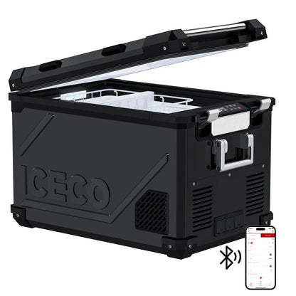 ICECO APL55 58QT Dual Zone 12 Volt Fridge Refrigerator + Magnetic Battery