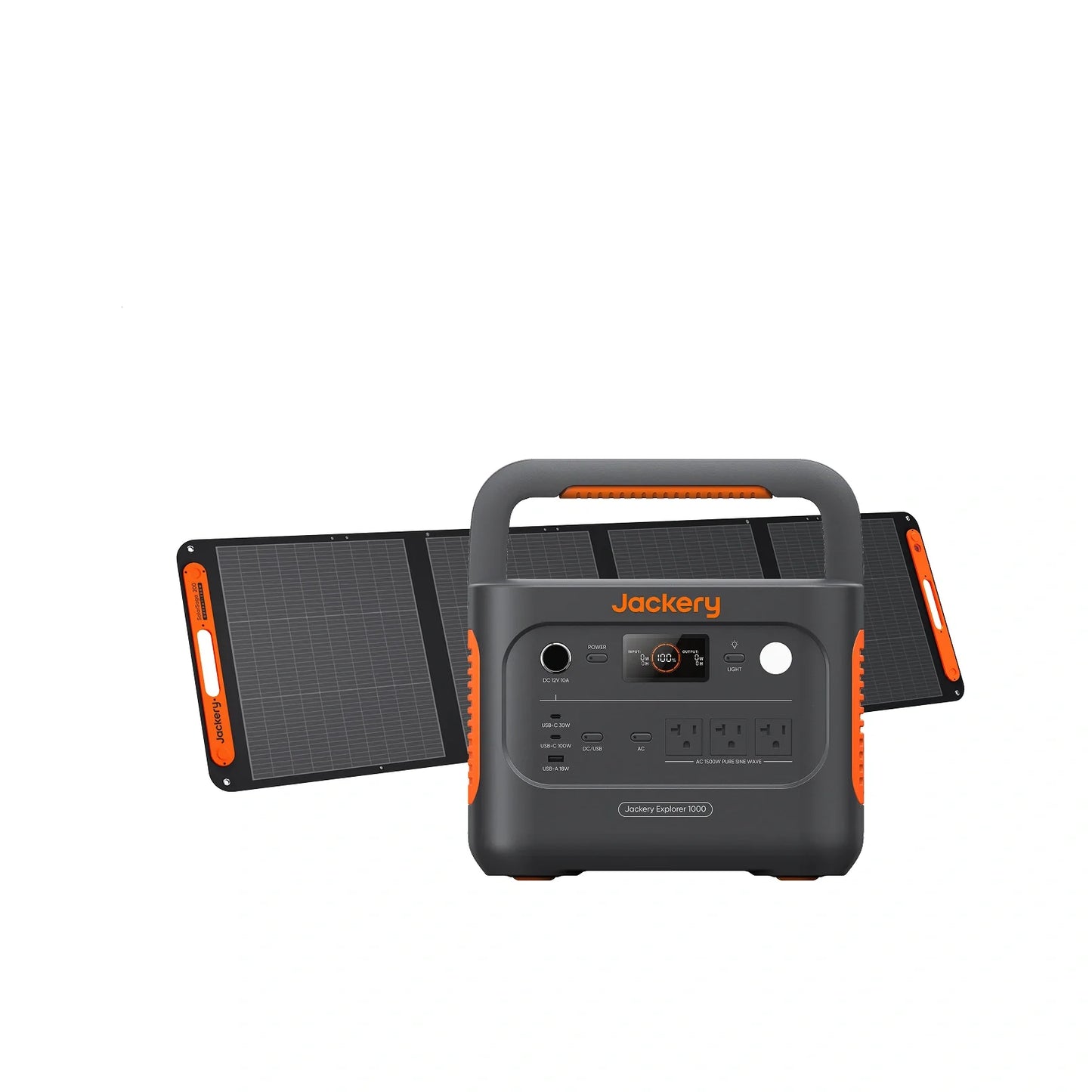Jackery Solar Generator 1000 v2 Portable Power Station For Home Backup And Off Grid Charging