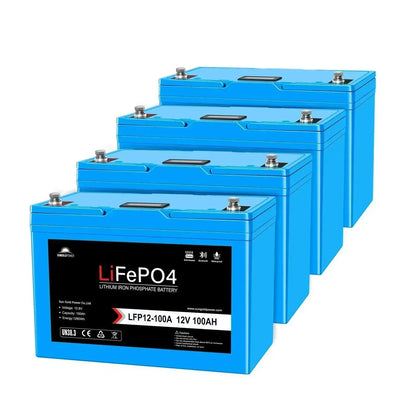 Sungold Power 12V 100AH LiFePO4 Deep Cycle Lithium Battery / Bluetooth /Self-heating / IP65