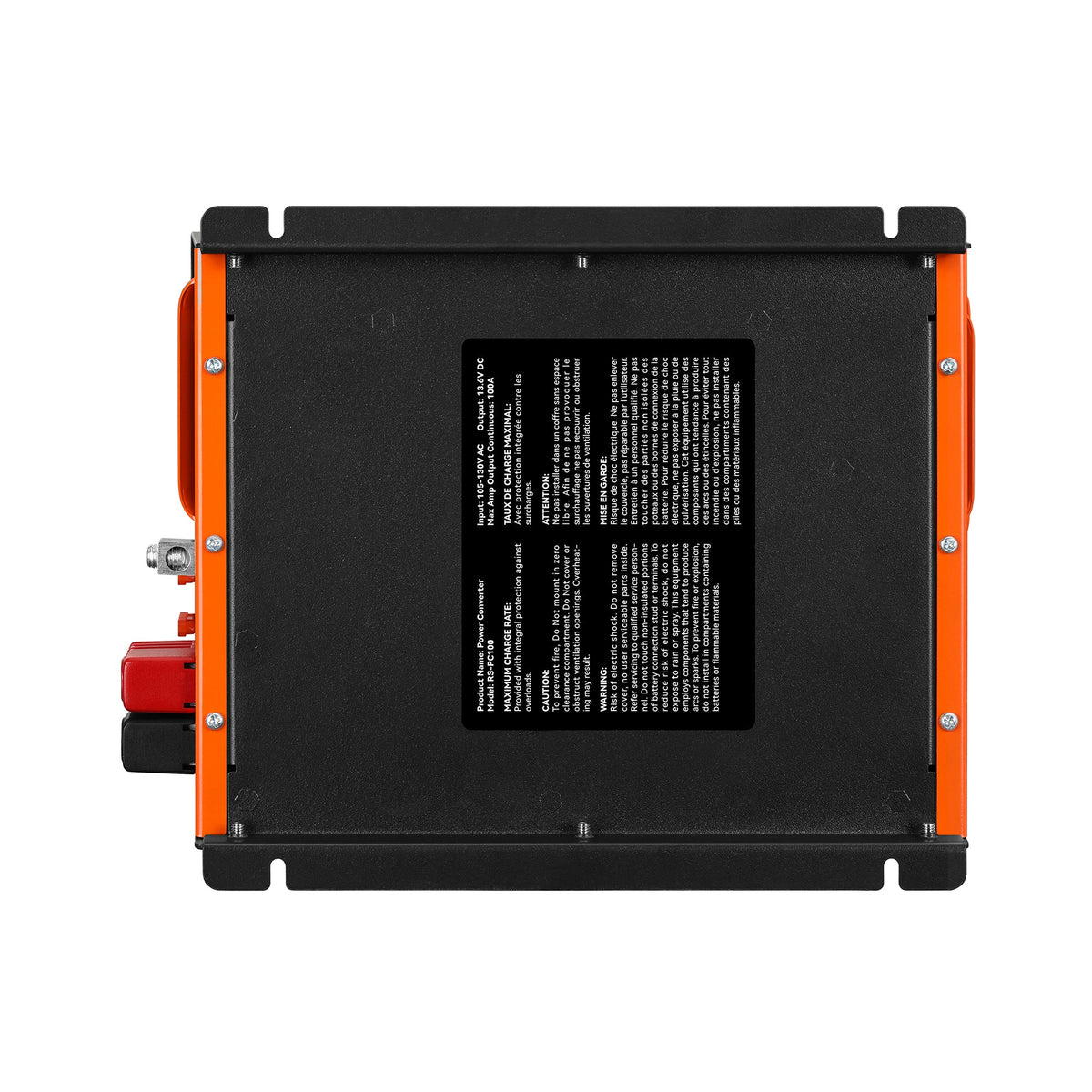 Rich Solar 100A Power Converter 120V Ac Dc Battery Charger 1460W