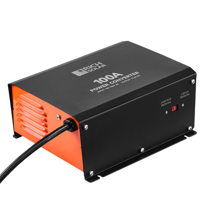 Rich Solar 100A Power Converter 120V Ac Dc Battery Charger 1460W