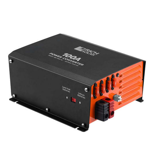 Rich Solar 100A Power Converter 120V Ac Dc Battery Charger 1460W