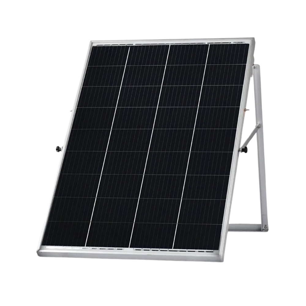 Renogy 100W Monocrystalline Rigid Solar Panel With MC4 Cable Kit Kickstand For Battery Charging