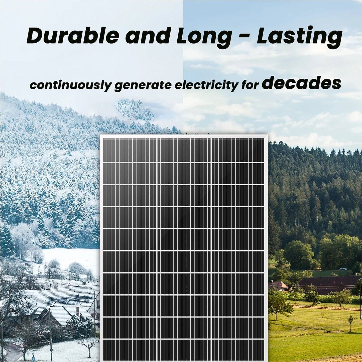 Refurbished Nature's Generator Power Panel Solar Panel With 50 Ft Cable For Recharge And Backup