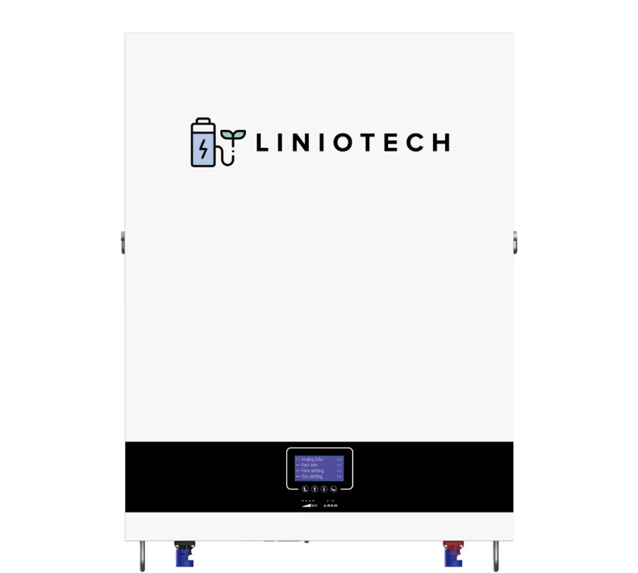 LINIOTECH 10kWh 51.2V 200Ah Lifepo4 Power Reserve Battery Storage Wall Mounted