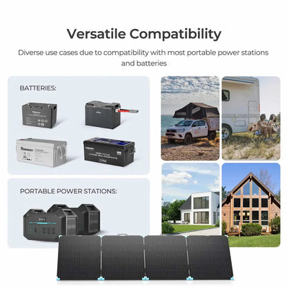 Solar Suitcase 220W Lightweight Portable Solar Panel