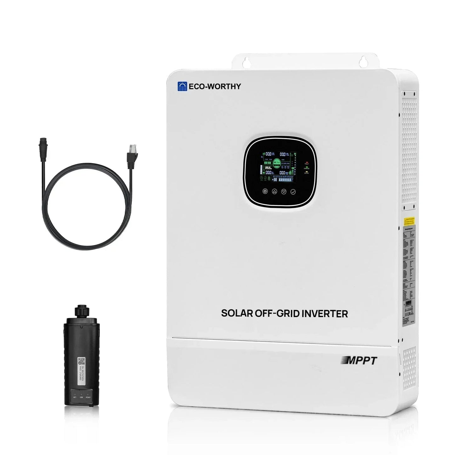 Eco-Worthy 10000W Solar Off-grid Split-phase AIO Inverter | 48Vdc to 120Vac/240Vac | 10000W@500V PV Input | UL 1741