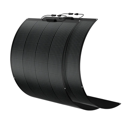 BougeRV Arch 200 Watt Fiberglass Flexible Curved Solar Panel
